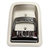 Hartal Inner Door Handle - Cream with Chrome Handle