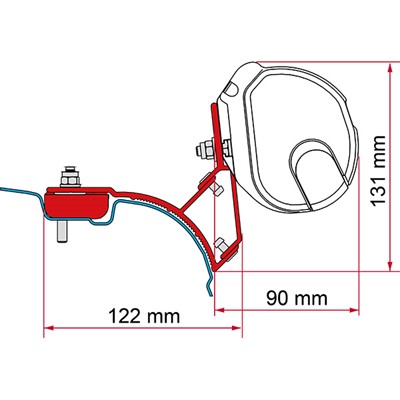 Fiamma Kit VW T5/T6Multivan Trasporter RHD