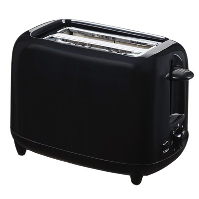 Quest Scotsman 2 Slice Toaster - Black