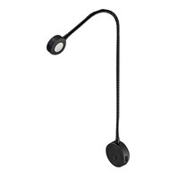 LED Flexible Reading Light 12V with USB - Black