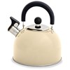 Quest Hamilton 2L Whistling Kettle - Cream