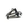 W4 1" No. 8 Pan Head Self-Tapping Stainless Steel Screws