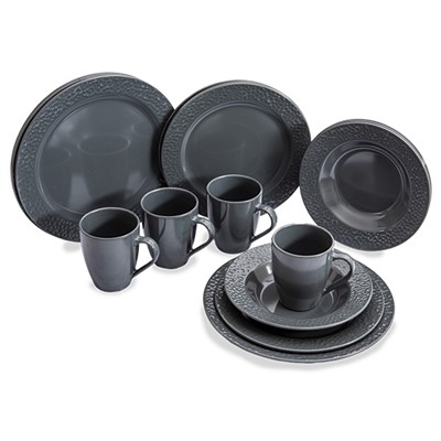 16 Piece Dinner Set Graceful Grey
