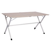 Quest Elite Derwent Slatted Table - Light Wood