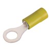 W4 8mm Ring Terminal - Yellow (3 pack)