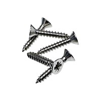 W4 3/4" No. 6 Countersunk Self-Tapping Stainless Steel Screws
