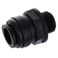 John Guest Straight Threaded Adaptor 3/8 -12 mm (order in multiples of 10)