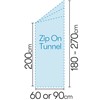 Triton vehicle connector (240 - 270cm : high)
