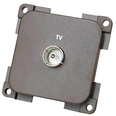 CBE Grey TV Aerial Socket