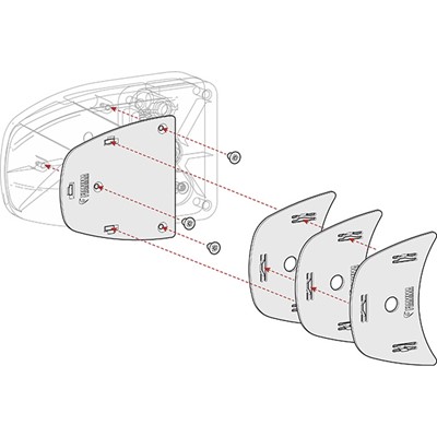Fiamma Kit Spacer Safe Door >2017 White