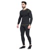 Ruff & Tuff Workwear Men’s Thermal Long Johns, Mixed Sizes, Black