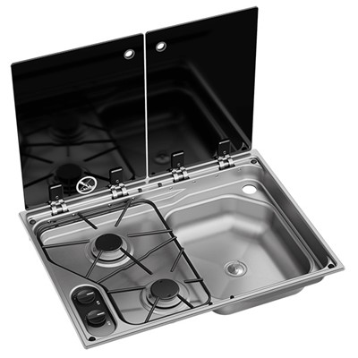 Dometic 2 Burner Gas Hob & Sink Combi