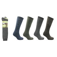 ProHike Men’s Wellington Boot Sock, Size 6-11, Assorted Colours