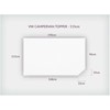 Duvalay 190x115cm VW Campervan Gold Foam Compact Topper