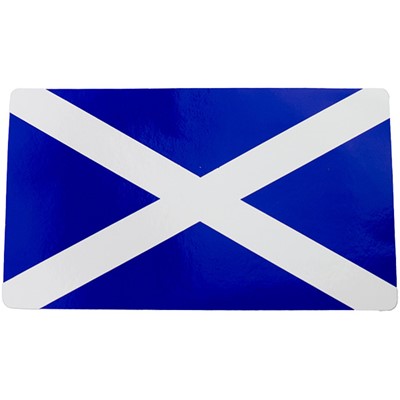W4 Rectangle Scotland Flag Sticker