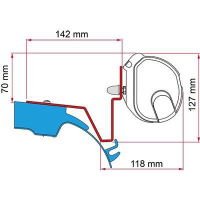 Fiamma Kit Vito Jules Verne - Deep Black