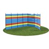 8 Pole Multicoloured Polythene Windbreak