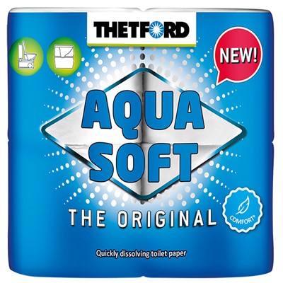 Thetford Aqua Soft Toilet Rolls 4 Pack (Order in multiples of 15)