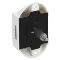 Hafele lock case (white) Plastic, without rod aperture
