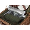 2 Person Green Tweed Hamper