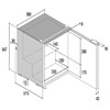 VitriFrigo C39i 39L Grey Fridge 12/24 Air Lock Catch