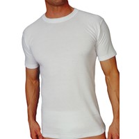 Heat Machine Men's Thermal Short Sleeve Shirt, Mixed Sizes, White
