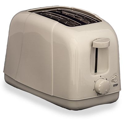 Quest Scotsman 2 Slice Toaster - Cream