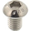 Hartal Lens Head Screw ISO 7380 M6x9 Nirosta (order multiples of 100)