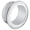 Hafele Small Rossette 25mm Chrome (order in multiples of 100)