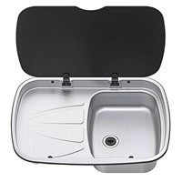 Thetford Argent Sink With Left Hand Drainer