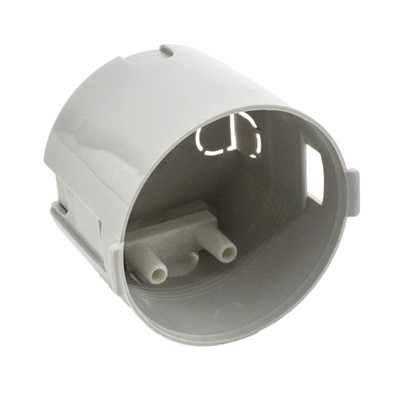 W4 Berker Single Backing Box - White