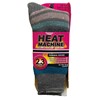 Heat Machine Ladies Tog 2.3 Thermal Socks, Size 4-8, Stripe