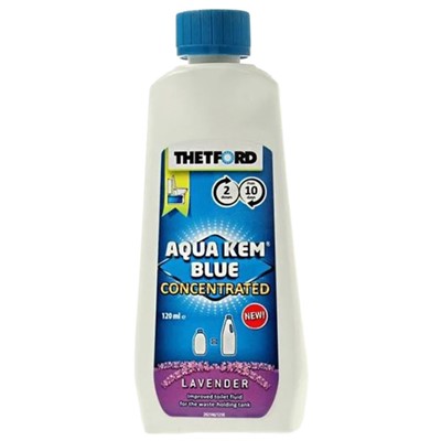 Thetford Aqua Kem Blue Lavender Concentrated 120ml bottle (Box Qty : 42)