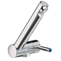 Trend A Cold Water tap with 25cm flexi hose with barbed ends & 33mm hole
