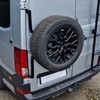 Tubular Steel Spare Wheel Carrier for VW Crafter/MAN TGE (2017 Onwards)