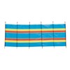 6 Pole Multicoloured Polythene Windbreak