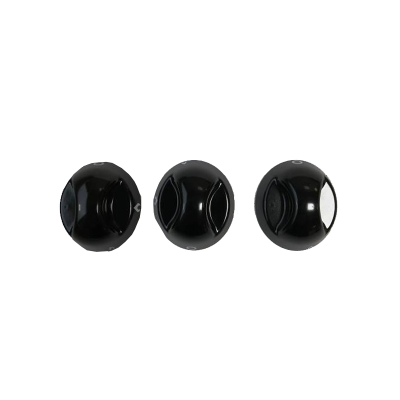 SPARES KIT - Continental  Knob - Black (3pc)