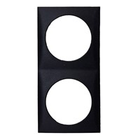 W4 Berker Flow Double Frame - Anthracite