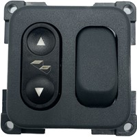 CBE Grey Step & Light Switch with 4 Contacts