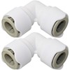 Whale 15mm Equal Elbow Connector (Pack of 2)