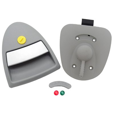 Hartal Triangle Right Hand Complete Lock, Grey, suits HSC