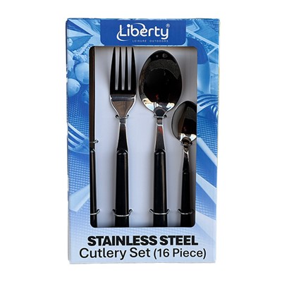 Liberty 16 Piece Cutlery Set - Anthracite