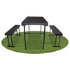 Quest Jet Stream Grassmoor Table & Bench