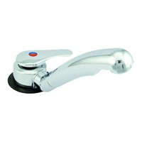 Reich Chrome Ceramic Twist ø39mm Mixer Tap with right hand Swing grip