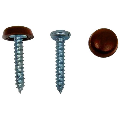 Reimo 3.9x22mm Screws with Brown Cap Covers – Pack of 20