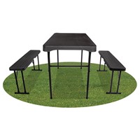 Quest Jet Stream Grassmoor Table & Bench