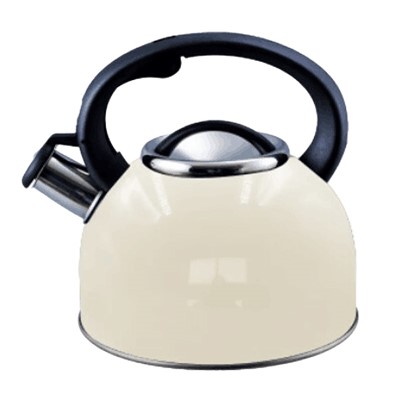 Liberty 2.5L Whistling Kettle - Cream