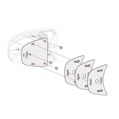 Fiamma Kit Spacer Safe Door >2017 Grey