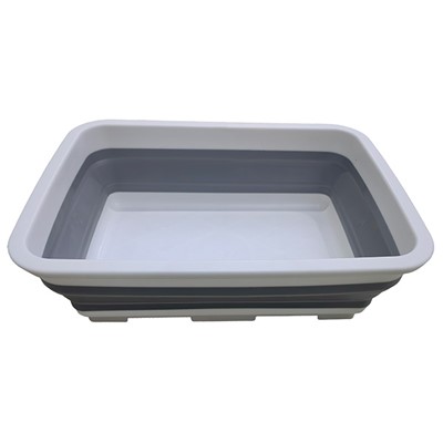 Collapsible-wares rectangular bowl