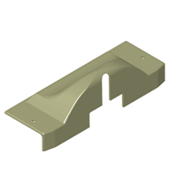 Hartal Exterior Door Lock Cover - Cream